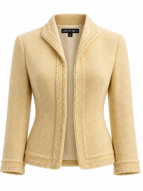 Lafayette 148 New York Jackets & Blazers - Lafayette 148 yellow tweed jacket - size 4